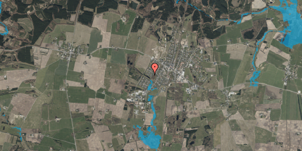 Oversvømmelsesrisiko fra vandløb på Bymarken 57, 9510 Arden