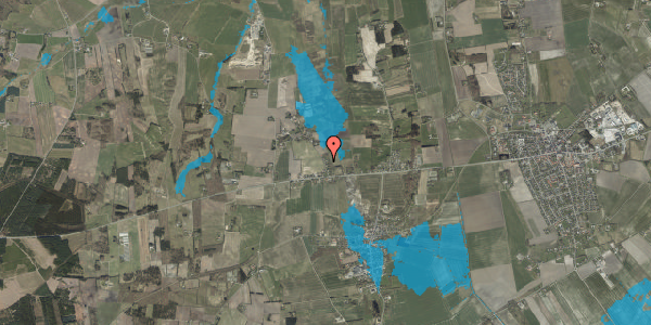 Oversvømmelsesrisiko fra vandløb på Janumvej 8, 9460 Brovst