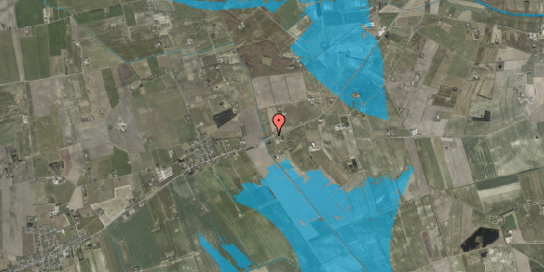 Oversvømmelsesrisiko fra vandløb på Røgildvej 53, 9460 Brovst
