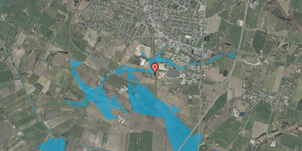 Oversvømmelsesrisiko fra vandløb på Sdr Omfartsvej 275, 9700 Brønderslev