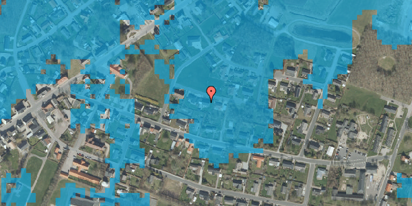 Oversvømmelsesrisiko fra vandløb på Bytoften 6, 9330 Dronninglund