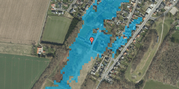Oversvømmelsesrisiko fra vandløb på Egely 17, 9340 Asaa