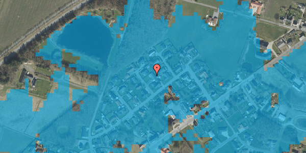 Oversvømmelsesrisiko fra vandløb på Stygge Krumpens Vej 2, 9330 Dronninglund