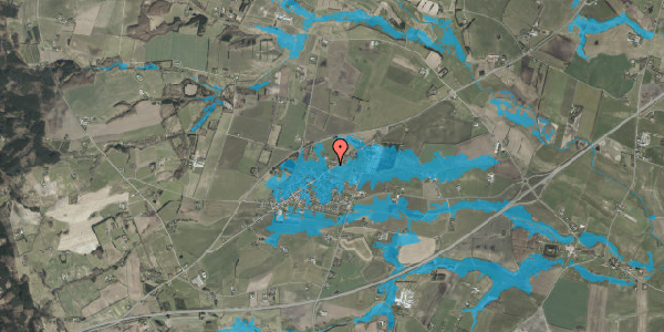 Oversvømmelsesrisiko fra vandløb på Ålborgvej 570, 9330 Dronninglund