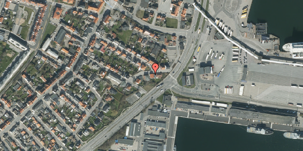 Oversvømmelsesrisiko fra vandløb på Bovinsgade 11, 9900 Frederikshavn