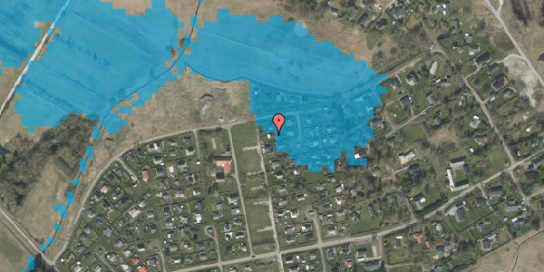 Oversvømmelsesrisiko fra vandløb på Kærløkken 68, 9900 Frederikshavn