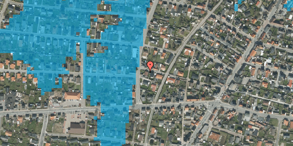 Oversvømmelsesrisiko fra vandløb på Lyøvej 2, 9900 Frederikshavn