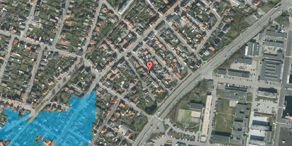 Oversvømmelsesrisiko fra vandløb på Munkegade 8, 9900 Frederikshavn