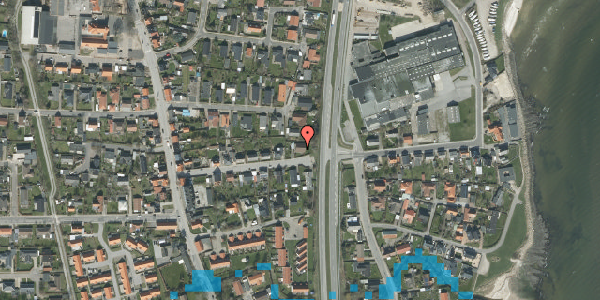 Oversvømmelsesrisiko fra vandløb på Nyborgvej 15, 9900 Frederikshavn