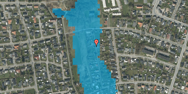Oversvømmelsesrisiko fra vandløb på Rosenvænget 12, 9900 Frederikshavn