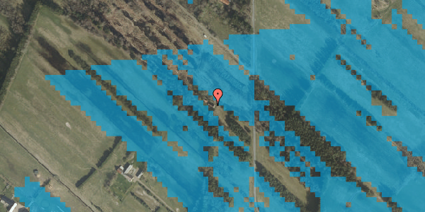 Oversvømmelsesrisiko fra vandløb på Sortkærvej 61, 9900 Frederikshavn