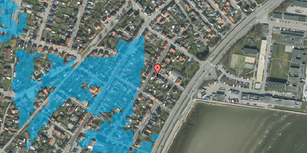 Oversvømmelsesrisiko fra vandløb på Stenstrupsgade 11, 9900 Frederikshavn