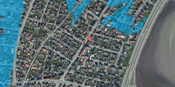 Oversvømmelsesrisiko fra vandløb på Søndergade 135, 9900 Frederikshavn