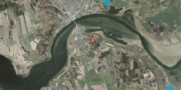 Oversvømmelsesrisiko fra vandløb på Lyngbakken 10, 9560 Hadsund