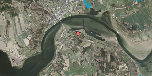 Oversvømmelsesrisiko fra vandløb på Lyngbakken 18, 9560 Hadsund