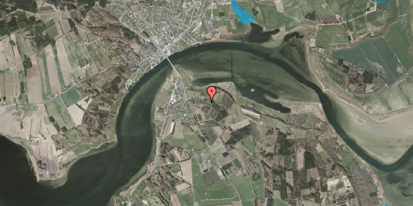Oversvømmelsesrisiko fra vandløb på Lyngbakken 28, 9560 Hadsund