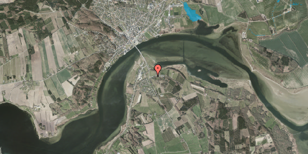 Oversvømmelsesrisiko fra vandløb på Søhøjvej 12, 9560 Hadsund