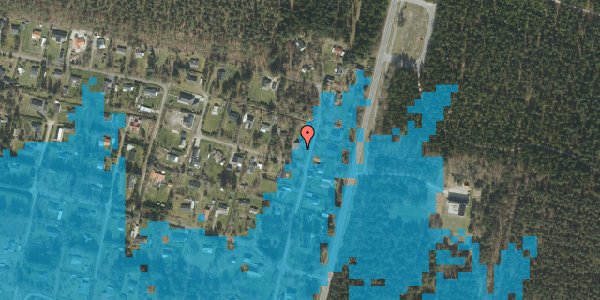 Oversvømmelsesrisiko fra vandløb på Nordvestvej 39, 9370 Hals