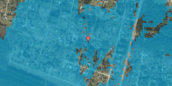 Oversvømmelsesrisiko fra vandløb på Sydvestvej 33, 9370 Hals