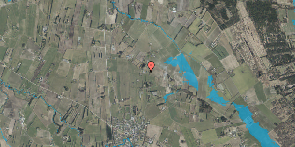 Oversvømmelsesrisiko fra vandløb på Barkholtvej 1, 9881 Bindslev