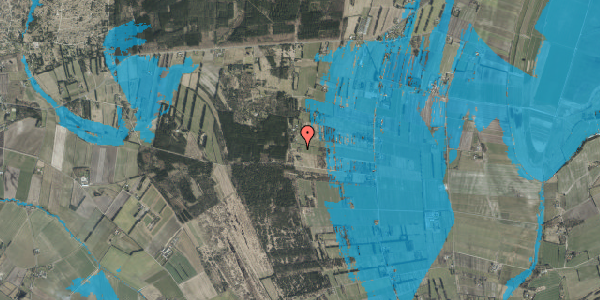 Oversvømmelsesrisiko fra vandløb på Europavej 15, 9881 Bindslev