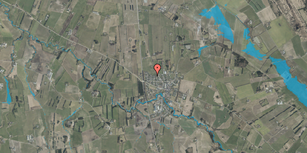 Oversvømmelsesrisiko fra vandløb på Vibevej 5, 9881 Bindslev