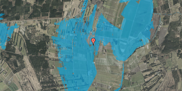 Oversvømmelsesrisiko fra vandløb på Sørig Engvej 28, 9881 Bindslev