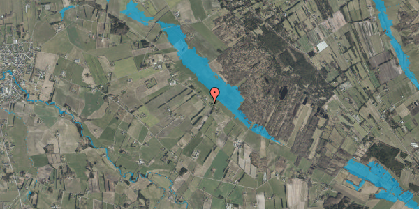 Oversvømmelsesrisiko fra vandløb på Trynbakkevej 17, 9881 Bindslev