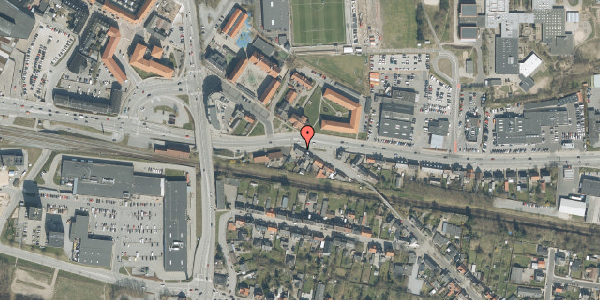 Oversvømmelsesrisiko fra vandløb på Frederikshavnsvej 2A, st. tv, 9800 Hjørring