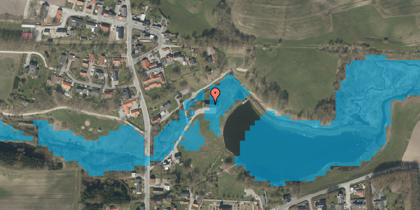 Oversvømmelsesrisiko fra vandløb på Døstrupvej 122, 9500 Hobro