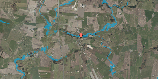 Oversvømmelsesrisiko fra vandløb på Døstrupvej 127, 9500 Hobro