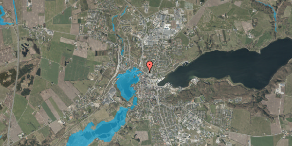 Oversvømmelsesrisiko fra vandløb på Hostrupvej 4, 9500 Hobro