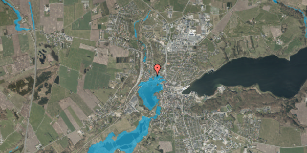 Oversvømmelsesrisiko fra vandløb på Naurdalsvej 15, 9500 Hobro
