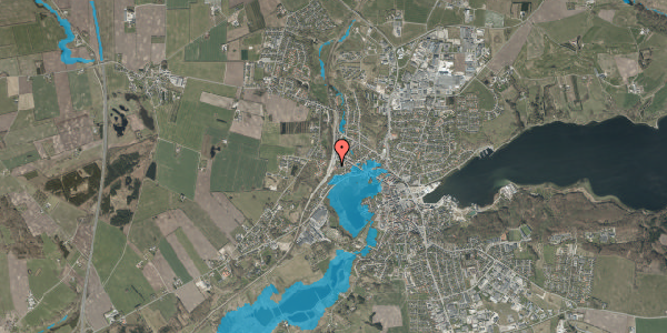Oversvømmelsesrisiko fra vandløb på Stationsvej 14A, 9500 Hobro