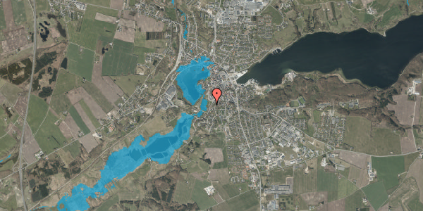 Oversvømmelsesrisiko fra vandløb på Vester Alle 9, 9500 Hobro