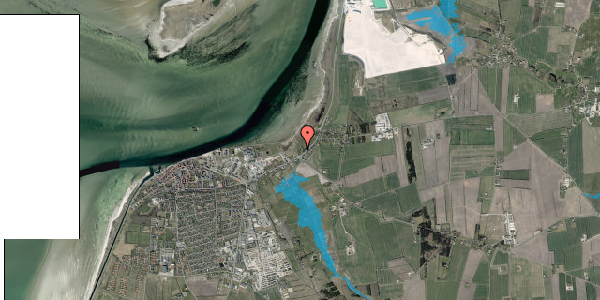 Oversvømmelsesrisiko fra vandløb på Aggersundvej 1B, 9670 Løgstør
