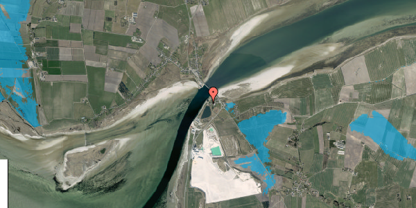 Oversvømmelsesrisiko fra vandløb på Gl. Færgevej 16, st. tv, 9670 Løgstør