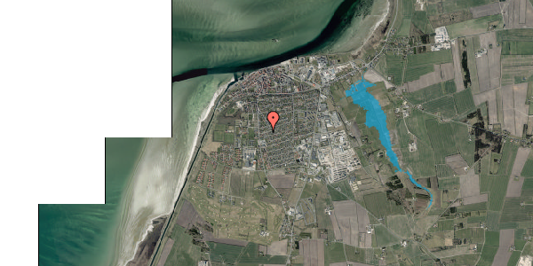 Oversvømmelsesrisiko fra vandløb på Havremarken 7, 9670 Løgstør