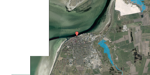 Oversvømmelsesrisiko fra vandløb på Hjortens Gyde 2, st. 3, 9670 Løgstør