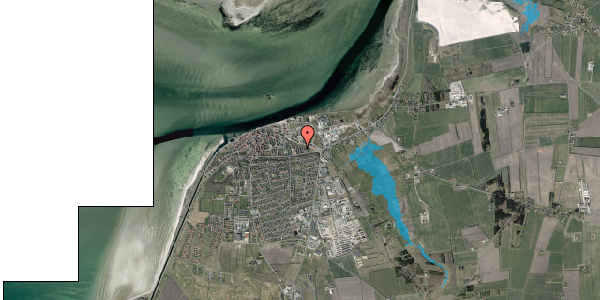 Oversvømmelsesrisiko fra vandløb på Juulsgade 4, 9670 Løgstør