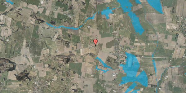 Oversvømmelsesrisiko fra vandløb på Blæshøjvej 78, 9700 Brønderslev