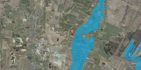 Oversvømmelsesrisiko fra vandløb på Engvejen 174, 9490 Pandrup