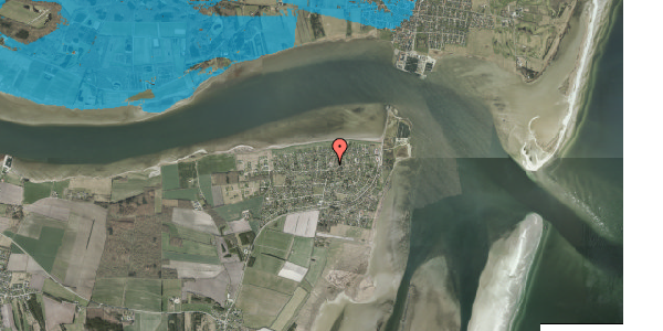 Oversvømmelsesrisiko fra vandløb på Lærkevej 1, 9280 Storvorde