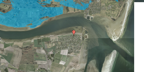 Oversvømmelsesrisiko fra vandløb på Lærkevej 12, 9280 Storvorde
