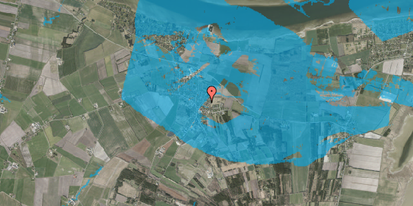 Oversvømmelsesrisiko fra vandløb på Toften 40, 9280 Storvorde