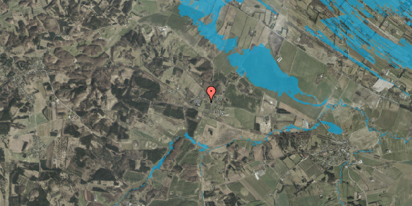 Oversvømmelsesrisiko fra vandløb på Foldbakvej 9, 9870 Sindal