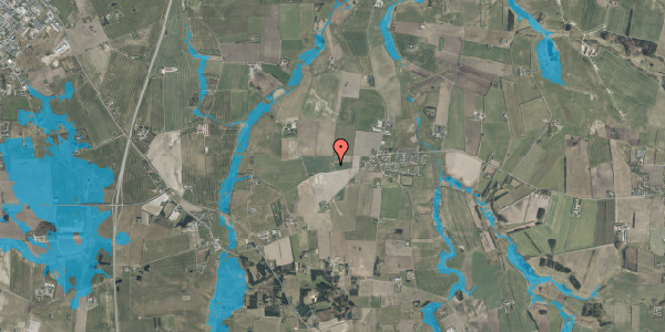 Oversvømmelsesrisiko fra vandløb på Spangerhedevej 50, 9800 Hjørring