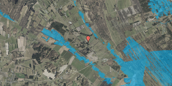 Oversvømmelsesrisiko fra vandløb på Tuenvej 560, 9870 Sindal