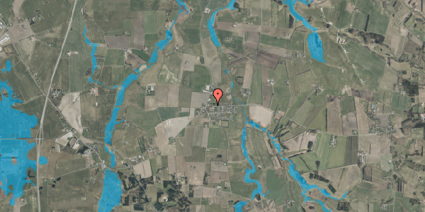 Oversvømmelsesrisiko fra vandløb på Ugiltvej 880, 9800 Hjørring