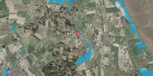 Oversvømmelsesrisiko fra vandløb på Savværksvej 5, 9574 Bælum